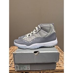 Nike Air Jordan 11 Retro Size 12 Men's Cool Grey 2021 Basketball Sneakers OG Box
